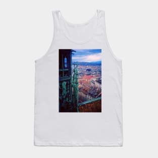 Geneve. A View of the City from the Tower of the Cathedral of St. Peter. Switzerland 2005 Tank Top